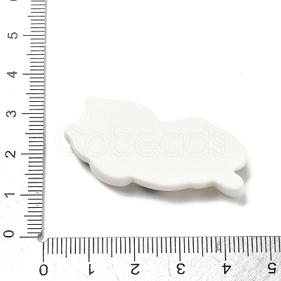 Opaque Resin Cabochons CRES-I041-01B-1
