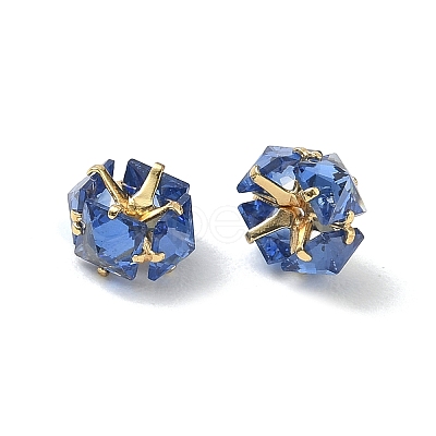 Brass & Glass Beads GL-CBA12D7-02G-04-1