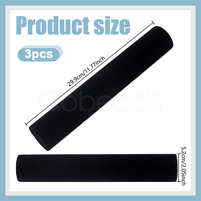 Velvet Bar Bracelet Display Stands ODIS-WH0099-147-1