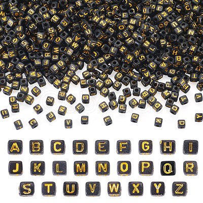 1300Pcs 26 Styles Opaque Acrylic Beads SACR-TA0001-78-1