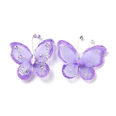 Butterfly Glitter Powder Gauze Costume Accessories DIY-WH0308-126B-1