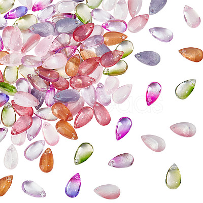 100Pcs Lampwork Charms FIND-OC0003-91A-1