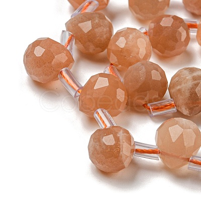 Natural Sunstone Beads Strands G-H297-B14-02-1