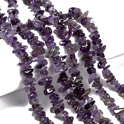 Natural Amethyst Beads Strands Z0RRN-1