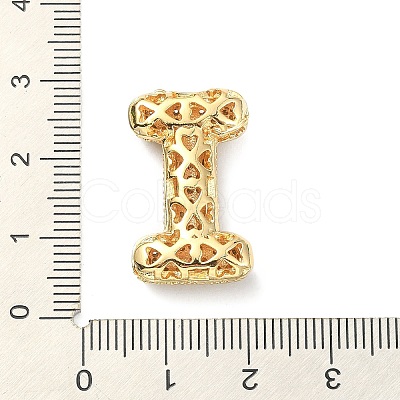 Rack Plating Brass Micro Pave Cubic Zirconia Pendants KK-Q790-01I-G-1