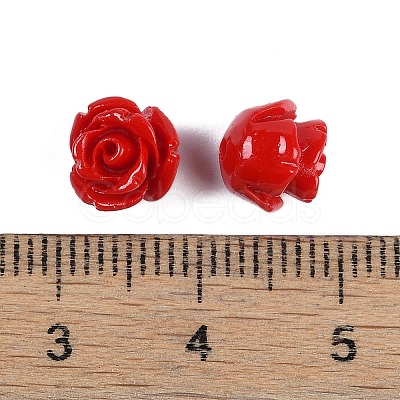 Synthetic Coral Carved Beads CORA-C003-18A-1