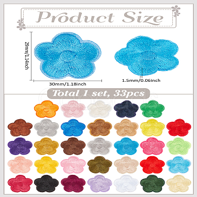 Towel Cloth Computerized Embroidery Cloth Iron On Sew On Patches PATC-LP0001-18-1