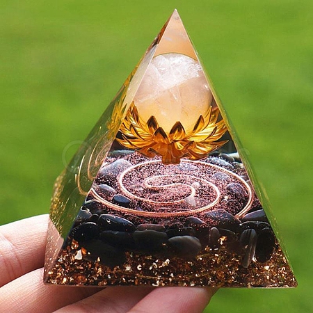 Orgonite Pyramid Resin Energy Generators PW-WG42768-14-1