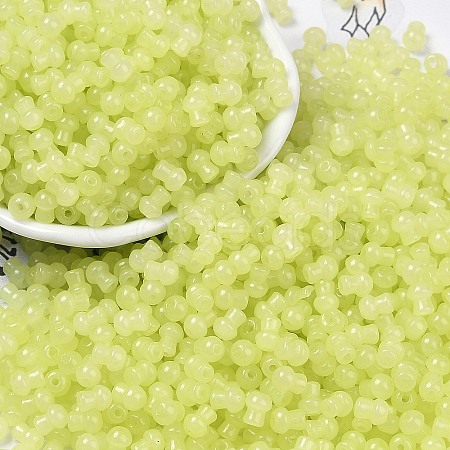 Transparent Colours Glass Seed Beads SEED-R001-01M-1