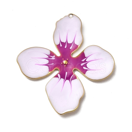 304 Stainless Steel Enamel Pendants X-STAS-I355-09G-01-1