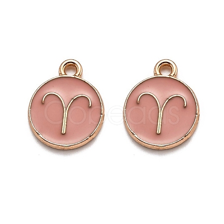 Alloy Enamel Pendants ENAM-S124-01B-11A-1