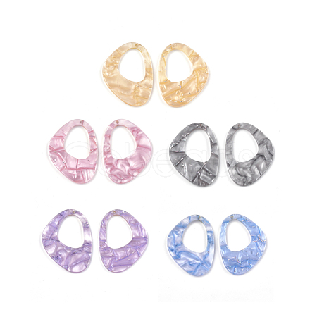 Cellulose Acetate(Resin) Pendants X-KY-S157-15-1