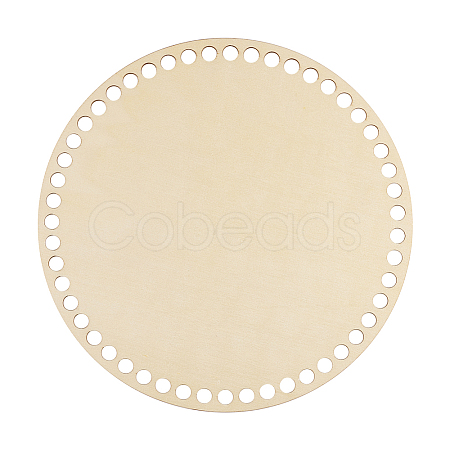 Cedar Wooden Basket Bottoms WOOD-WH0098-58-1