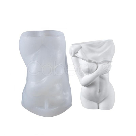 DIY Naked Women Vase Making Silicone Bust Statue Molds DIY-G050-02-1