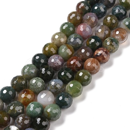 Natural Indian Agate Beads Strands G-E571-24C-1