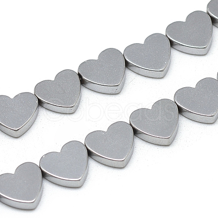 Electroplate Non-magnetic Synthetic Hematite Beads Strands X-G-T057-13H-1