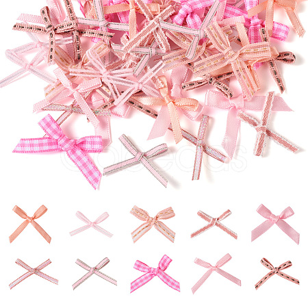 Handmade Polyester Bowknots Ornament Accessories AJEW-TAC0014-11A-1