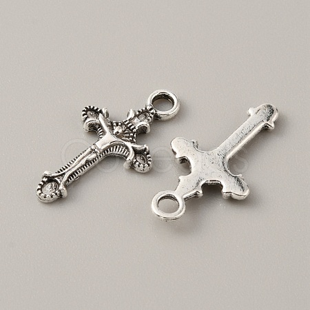 Tibetan Style Alloy Pendants FIND-CJC0007-42F-1