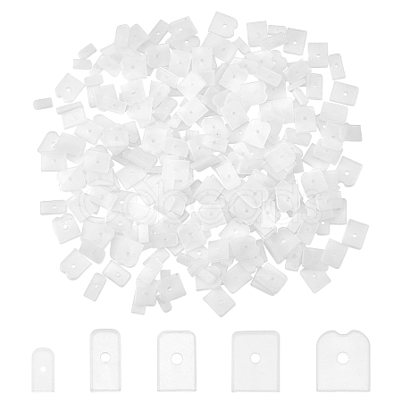 250Pcs 5 Styles Silicone Boning End Caps Cover SIL-NB0001-58B-1