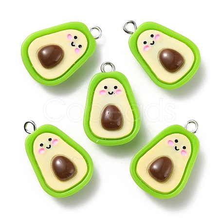 Resin Pendants X-RESI-C025-28-1