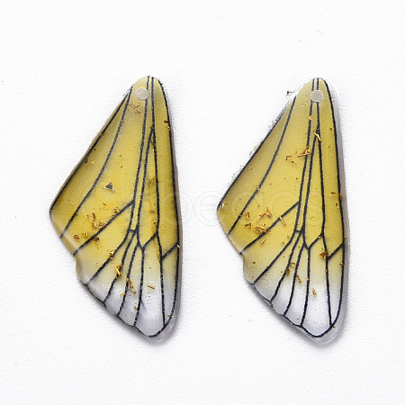 Transparent Resin Pendants RESI-Q216-001A-1