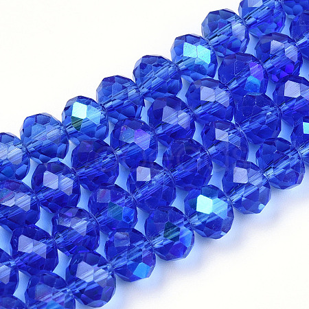 Electroplate Glass Beads Strands EGLA-A044-T3mm-L31-1