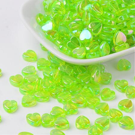 Eco-Friendly Transparent Acrylic Beads PL539-835-1