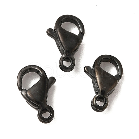 Ion Plating(IP) 304 Stainless Steel Lobster Claw Clasps STAS-AB15-B-1
