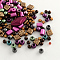 Mixed Acrylic Beads, Mixed Color, 6~28x6~15x3~8mm, Hole: 1~4mm