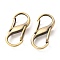 Zinc Alloy DIY Bags Adjustable Clasps Accessories, Bags Buckle, Antique Bronze, 2.75x1.3x0.7cm