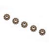 Gear Tibetan Style Alloy Spacer Beads MAB145-NF-2