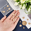 16Pcs 2 Style Brass Charms KK-AR0002-43-3