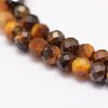 Natural Tiger Eye Beads Strands G-F460-61-3