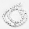 Natural Howlite Beads Strands G-D809-16-8mm-2