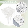 Polyester Knitted Triangle Headscarf AJEW-WH20072-69B-5