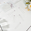 20Pcs Alloy Hair Forks OHAR-LP0004-06-1