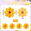 50Pcs Computerized Embroidery Cloth Iron on/Sew on Patches PATC-CY0001-16B-2