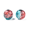 Transparent Crackle Acrylic Beads LS-CACR-N002-14-4