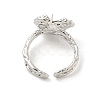 Brass Cup Peg Open Cuff Ring Settings LS-KK-G518-10P-03-3