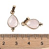 Natural Rose Quartz Faceted Pendans X-KK-L218-004G-03-3