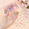 168Pcs 7 Colors Handmade Polymer Clay Beads CLAY-SC0001-76-3