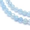 Natural Aquamarine Beads Strands G-E411-19B-3mm-3