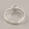 Adjustable Brass Finger Rings Components KK-WH0054-22A-S-2