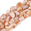 Raw Rough Natural Citrine Beads Strands G-N362-10A-01-2