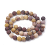 Natural Mookaite Beads Strands G-T106-158-3