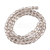 Electroplate Glass Beads Strands EGLA-D031-01X-4
