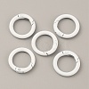 Spray Painted Alloy Spring Gate Rings FIND-WH0120-89A-09-1