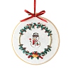 Christmas Themed DIY Embroidery Sets DIY-P021-B03-1