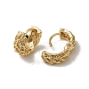Brass Micro Pave Cubic Zirconia Hoop Earring EJEW-L271-07KCG-02-2