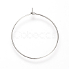Tarnish Resistant 304 Stainless Steel Hoop Earrings X-STAS-S066-14-1